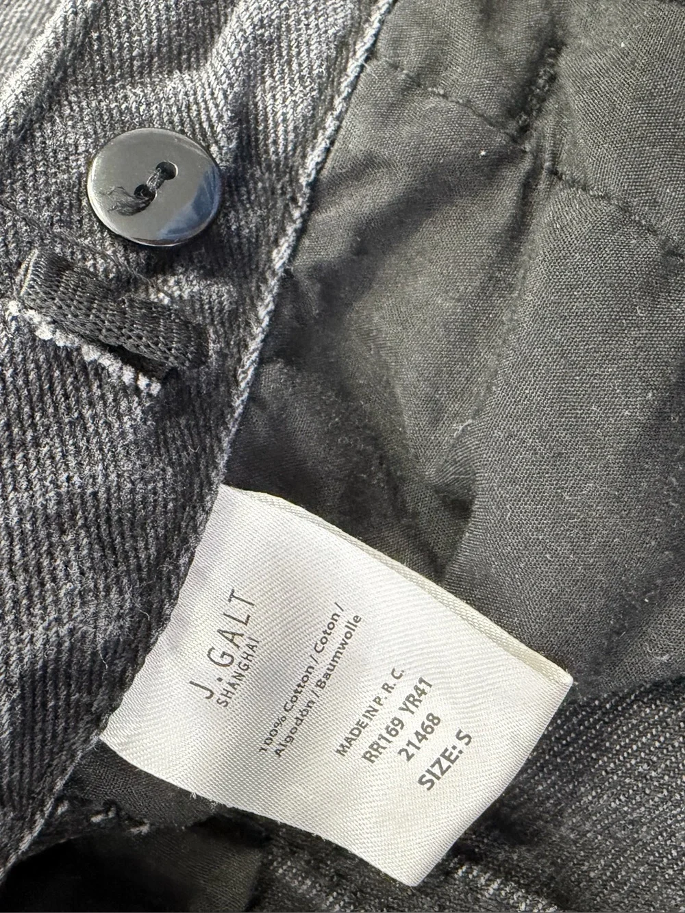 J.‎ Galt Black Carpenter Cargo Jeans Size Small